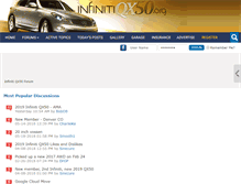 Tablet Screenshot of infinitiqx50.org